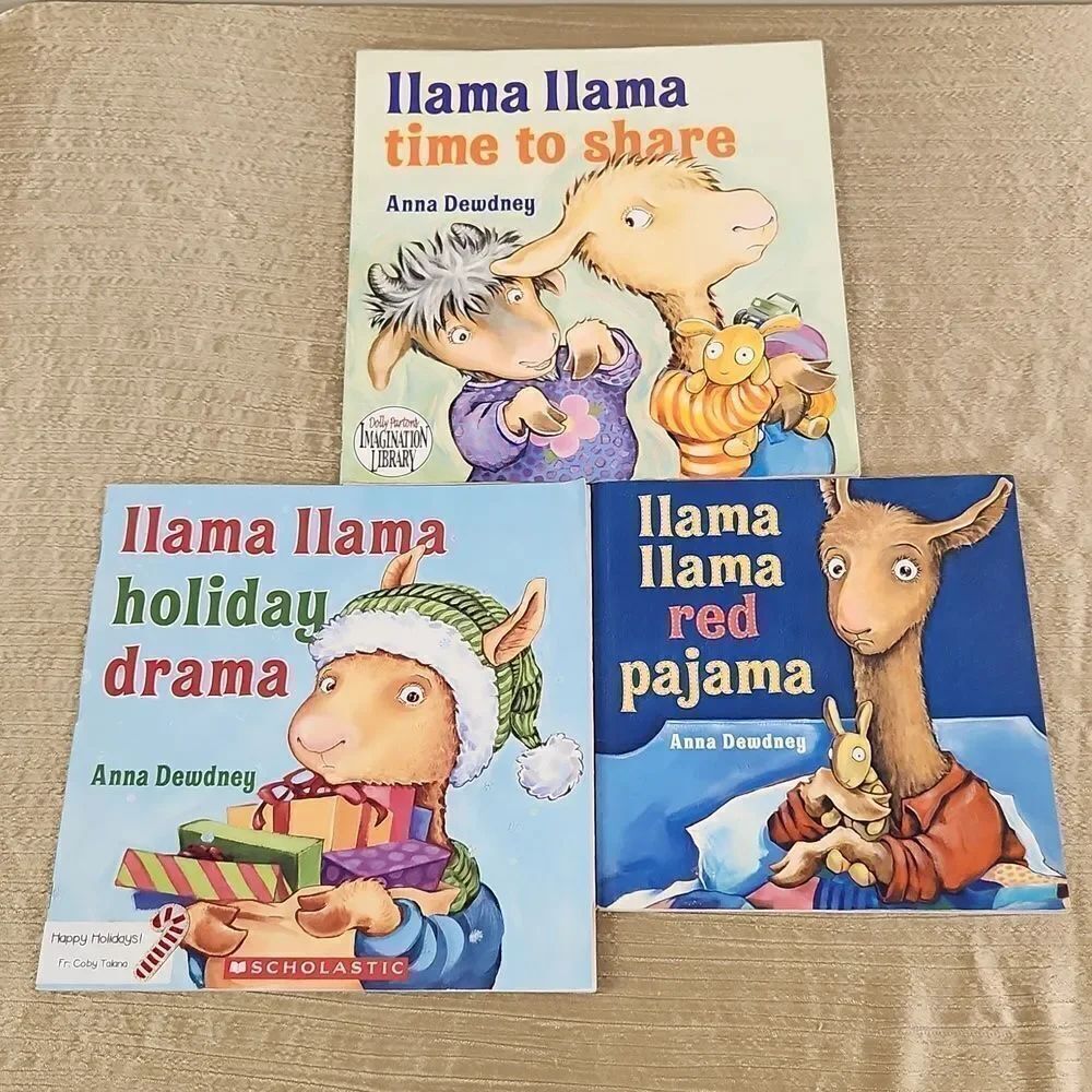 Llama llama Books Anna Dewdney Set of 3